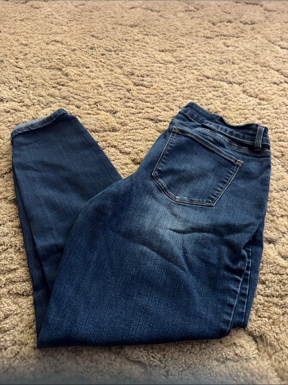 Maurices Women's Dark Blue Stretch Jeggings